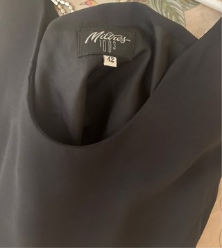 Vestido largo fiesta negro talla 42