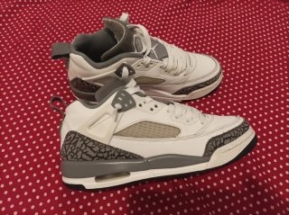 Zapatillas Jordan Niño Gris Blanco