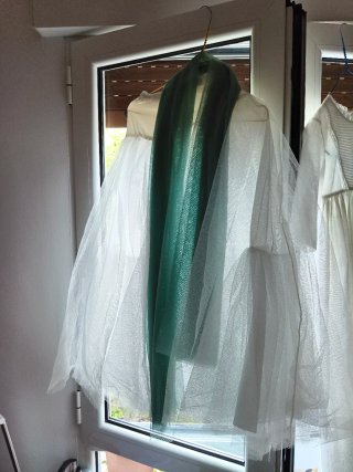 Vestido de comunión blanco + cancan