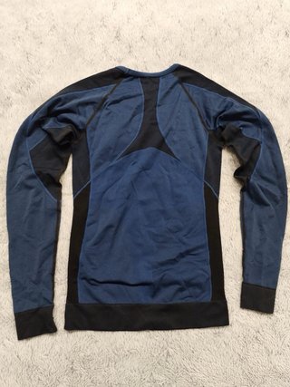 Maglia tecnica uomo Brugi S/M blu/nera