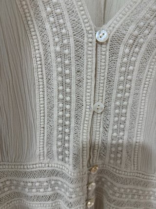Vestido Boho Beige Talla S