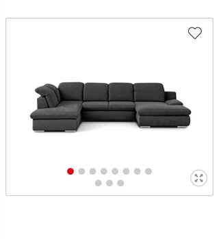 Sofá cama XXL con 2 arcones