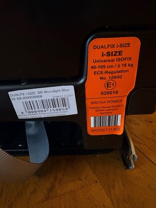 Silla coche Britax Römer Dualfix