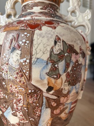 Jarrones Japoneses Satsuma ORIGINALES S.XX