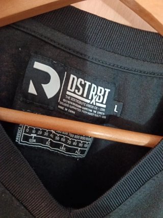Camiseta Rugby DSTRB Negra Talla L