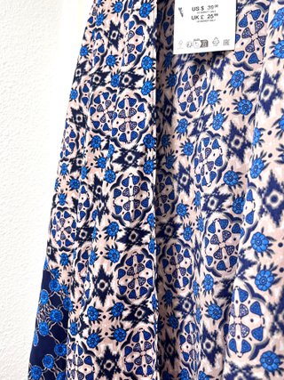 Kimono Zara estampado talla única