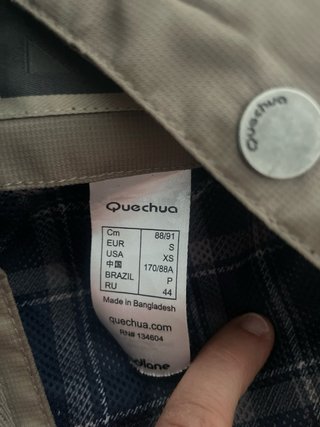 Chubasquero Quechua Beige