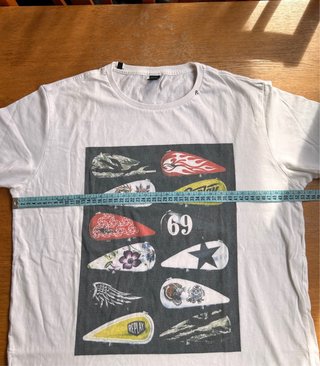 Camiseta Replay Hombre Blanca