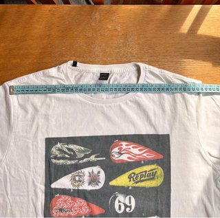 Camiseta Replay Hombre Blanca