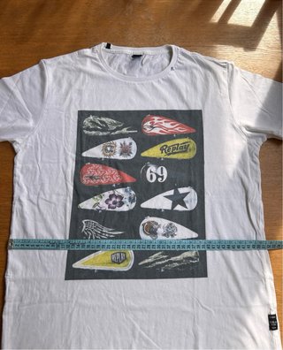 Camiseta Replay Hombre Blanca