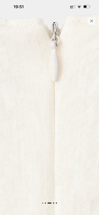 Vestido Mango Blanco Viscosa Talla S