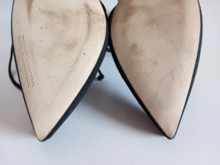 Zapatos Gloria Ortiz ante negro T.38