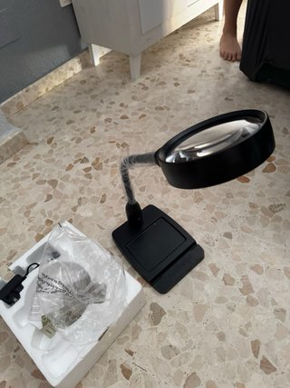 Lupa con luz LED