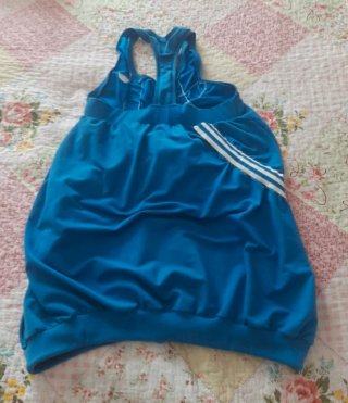Vestido Adidas Azul Retro Original