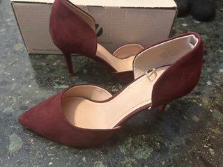 Zapatos de salón burdeos H&M Talla 37
