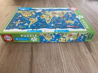 Puzzle Mundo 200 Piezas Educa