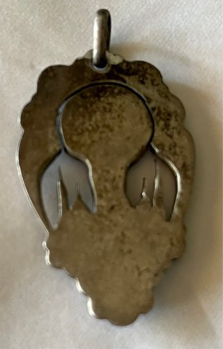Antigua Medalla plata, Virgen del Pilar, Zaragoza