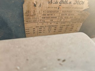 Grupo electrógeno 20kva trifsico averiado para des