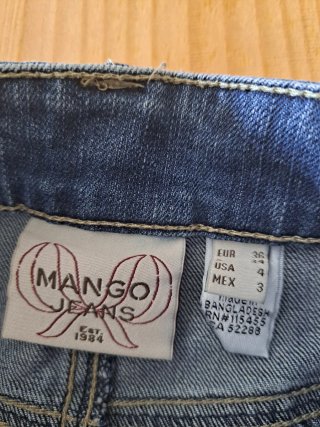 Shorts vaqueros Mango azules