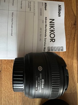 Objetivo Nikon AF-S 50mm f/1.8 G