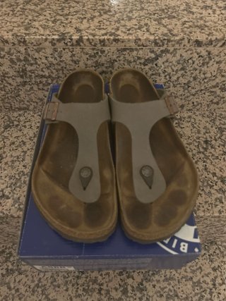 Sandalias Birkenstock Marrón/Gris
