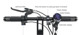 Triciclo Eléctrico Plegable Plata