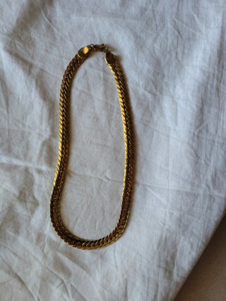 Collana catena oro placcato