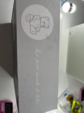 Organizador de cajones para bebé gris