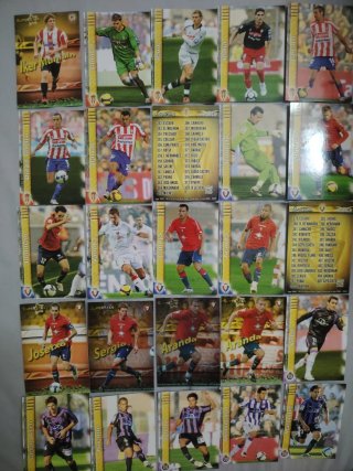 Cartas Fútbol Mundicromo 2010