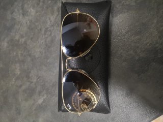 Gafas de sol Ray-Ban Aviator doradas