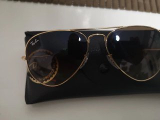 Gafas de sol Ray-Ban Aviator doradas