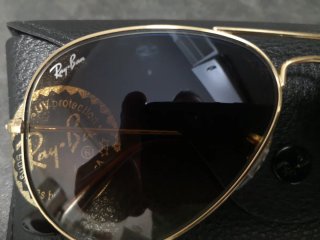 Gafas de sol Ray-Ban Aviator doradas