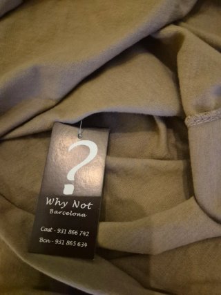 Camiseta Why Not marrón claro