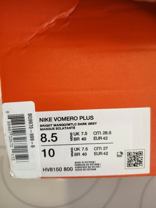 Nike Vomero Plus Talla 40.5 42 44
