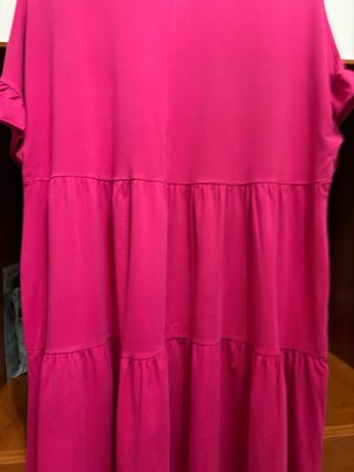 Vestito fucsia a balze  My Style taglia unica