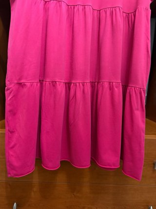 Vestito fucsia a balze  My Style taglia unica