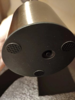 Lampada LED da tavolo in metallo
