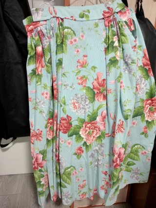 Traje de huertana azul