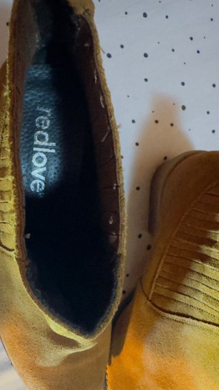 Botines Redlove Mujer Marrones/Amarillos
