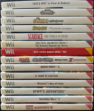 Juegos Wii 15€/unidad