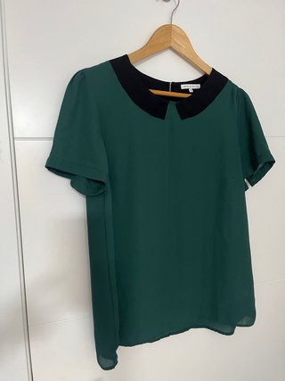 Blusa verde mint & berry