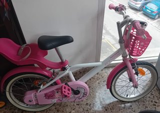 Bicicleta Infantil Decathlon 16 Rosa
