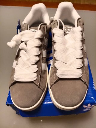Zapatillas Adidas Grises y Blancas