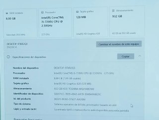 Ordenador ASUS 1TB-W10 Pro