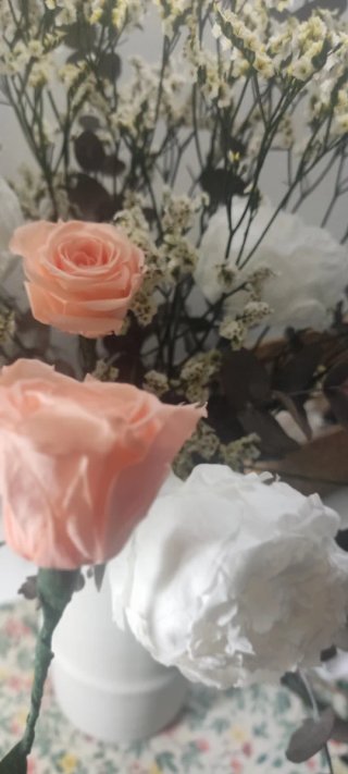 Cuadro Letra R Flores Preservadas