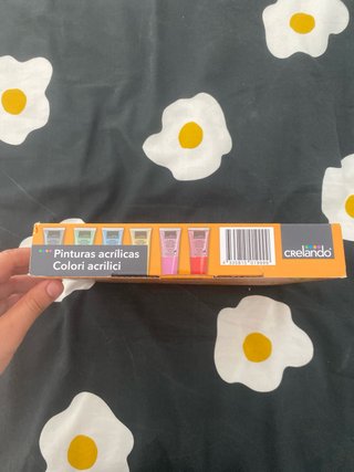 Set 6 Pinturas Acrílicas Pastel 100ml