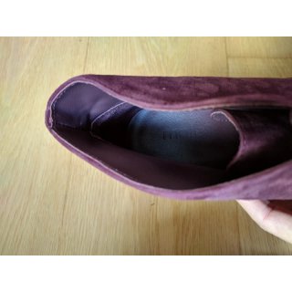Botines de ante Maje, burdeos, talla 38