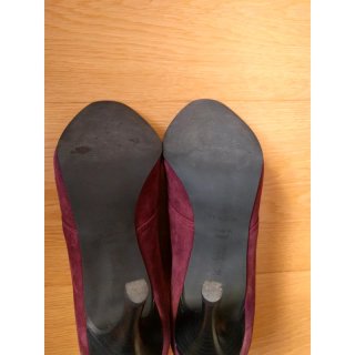 Botines de ante Maje, burdeos, talla 38