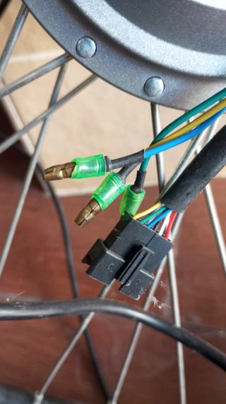 Rueda MTB 26 con Motor Eléctrico 36V