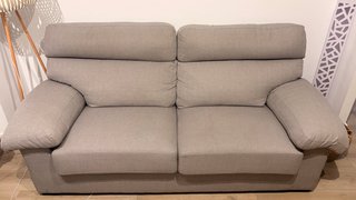 Sofá 3 plazas beige 230cm